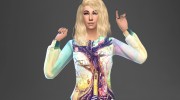 Женские свитшоты в стиле Граффити for Sims 4 miniature 1