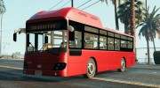 GSP Beograd gradski Autobus - Serbia Bus for GTA 5 miniature 1
