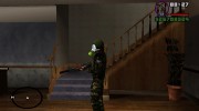 Русский солдат в противогазе para GTA San Andreas miniatura 3