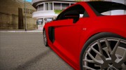 Audi R8 2017 v2.0 для GTA San Andreas миниатюра 5