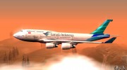 Boeing 747-400 Garuda Indonesia for GTA San Andreas miniature 2