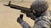 FN Scar-L Non-scoped (Animated) for GTA 5 miniature 3