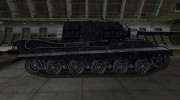 Темный скин для Jagdtiger для World Of Tanks миниатюра 5