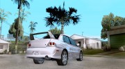 Mitsubishi Lancer Evolution VIII para GTA San Andreas miniatura 4