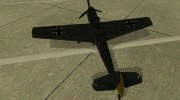 Bf-109 для GTA San Andreas миниатюра 3