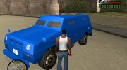 FBI Truck Civil Paintable by Vexillum для GTA San Andreas миниатюра 6