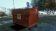 Badass Dumpster - Fun Vehicle  para GTA 5 miniatura 2