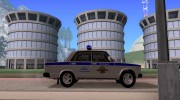 Ваз 2107 Полиция for GTA San Andreas miniature 5