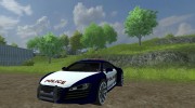 Audi R8 Police car для Farming Simulator 2013 миниатюра 1