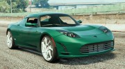 2011 Tesla Roadster Sport для GTA 5 миниатюра 1