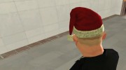 Новогодняя шапка для Pulaski para GTA San Andreas miniatura 2