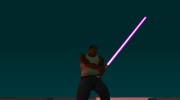 Розовый световой меч v2 для GTA San Andreas миниатюра 1