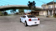Dodge Charger Police NYPD para GTA San Andreas miniatura 3