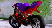 Kawasaki Ninja Zx 6R Stunter для GTA San Andreas миниатюра 15