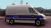 Mercedes Sprinter - Croatian Police Van для GTA San Andreas миниатюра 4