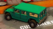 Hummer H1 Alpha для GTA San Andreas миниатюра 11