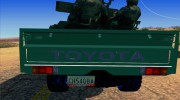 Toyota Land Cruiser Army для GTA San Andreas миниатюра 3