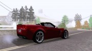 Chevrolet Corvette Grand Sport Cabrio 2010 для GTA San Andreas миниатюра 3