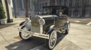 Ford T 1927 Tin Lizzie para GTA 5 miniatura 5