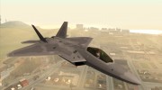 Lockheed Martin F-22 Raptor для GTA San Andreas миниатюра 4
