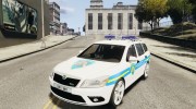 Skoda Octavia Policija (Croatian police) [ELS] for GTA 4 miniature 1