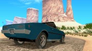 Pontiac Firebird Conversible 1966 для GTA San Andreas миниатюра 4