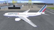 Airbus A330-200 Air France para GTA San Andreas miniatura 2