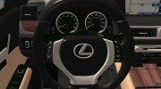 Lexus GS350 F Sport 2013 для GTA San Andreas миниатюра 18