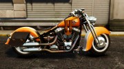 Harley Davidson Fat Boy Lo Vintage для GTA 4 миниатюра 2