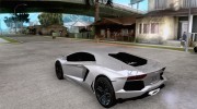 Lamborghini Aventador LP700-4 для GTA San Andreas миниатюра 3