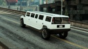 Patriot (Hummer)  Limo 0.5 for GTA 5 miniature 2