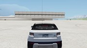 Land Rover Range Rover Evoque 2012 для GTA San Andreas миниатюра 6