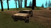 Military offroad Rancher para GTA San Andreas miniatura 4