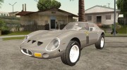 Ferrari 250 GTO 1962 для GTA San Andreas миниатюра 2