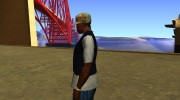 New Era White cap para GTA San Andreas miniatura 4