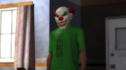 Маска Злой Клоун для GTA San Andreas миниатюра 3