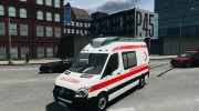 Mercedes Sprinter Turkish Ambulance for GTA 4 miniature 1