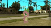 Spike (My Little Pony) para GTA San Andreas miniatura 1