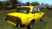 ВАЗ 2106 SA style Такси для GTA San Andreas миниатюра 3