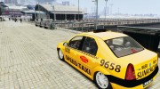 Dacia Logan Prestige Taxi for GTA 4 miniature 3
