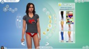 Трусы с супер героями для Sims 4 миниатюра 2