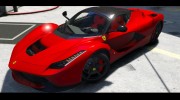 2015 Ferrari LaFerrari v1.3 для GTA 5 миниатюра 5