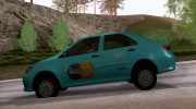 Toyota Corolla City Mastercab для GTA San Andreas миниатюра 3