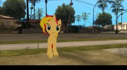 Sunset Shimmer (My Little Pony) для GTA San Andreas миниатюра 3
