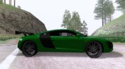 Audi R8 Le Mans для GTA San Andreas миниатюра 4
