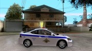 Acura RSX-S Полиция para GTA San Andreas miniatura 5