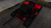 Черно-красные зоны пробития M26 Pershing для World Of Tanks миниатюра 1