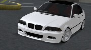 BMW 3 Series E46 M-kit 1998 для GTA San Andreas миниатюра 1