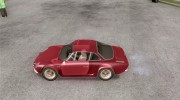 Renault Alpine 110 для GTA San Andreas миниатюра 2