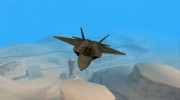 F-22 Raptor для GTA San Andreas миниатюра 5